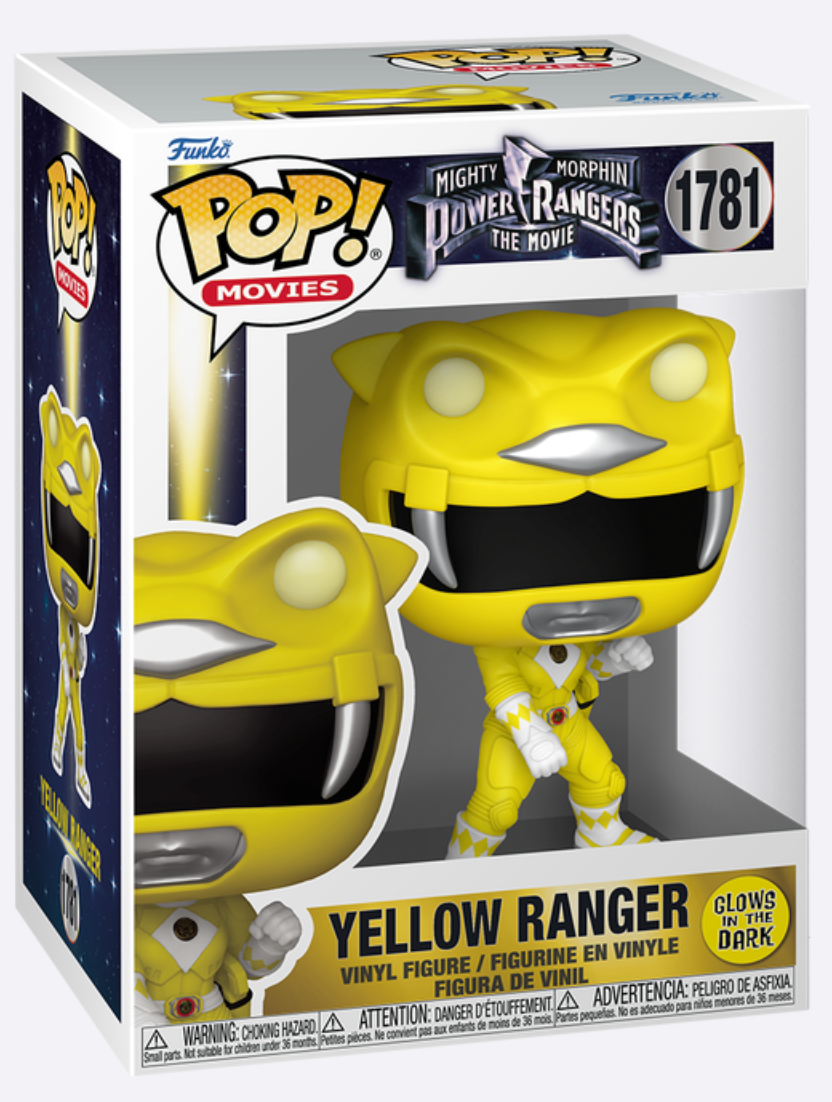 Funko Pop! Movies - Yellow Ranger (Glows in the Dark)