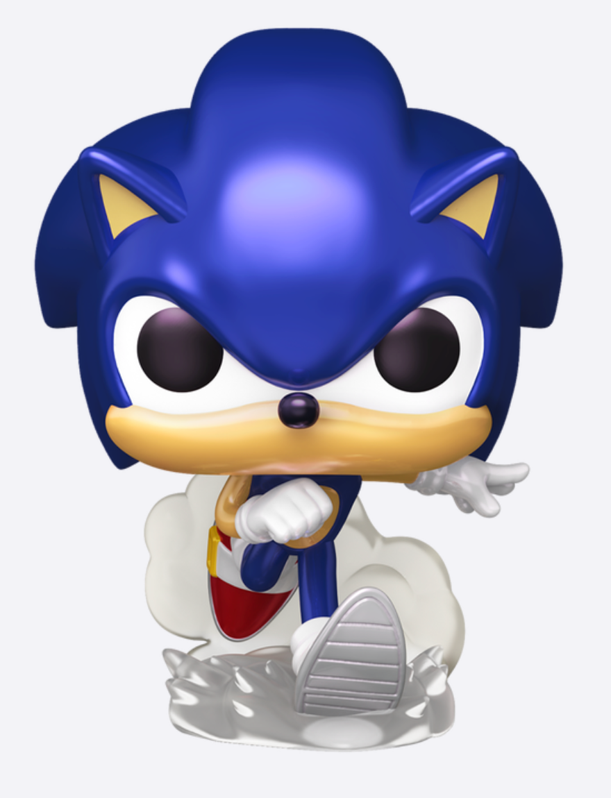 Funko Pop! Games - Sonic (Metallic)(Plus)(Funko Speciality Series)