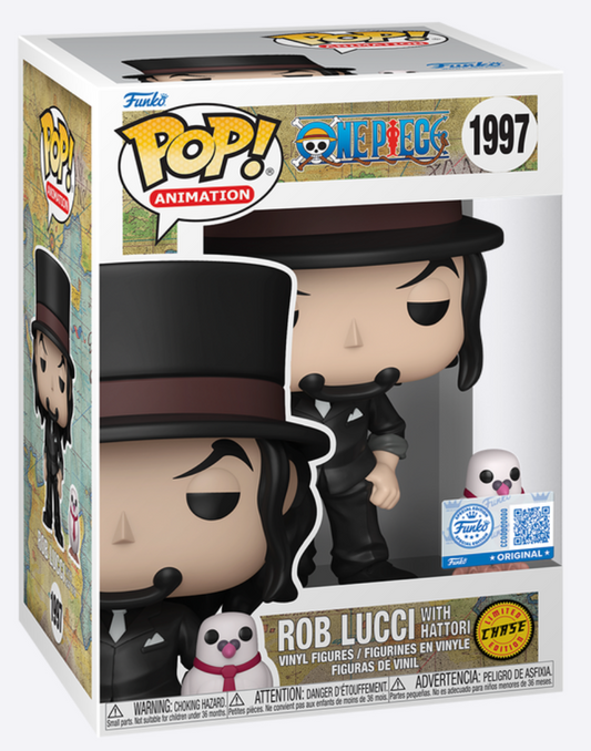 Funko Pop! Animation - Rob Lucci with Hattori (Toy Temple Exclusive)(Limited Chase Edition)
