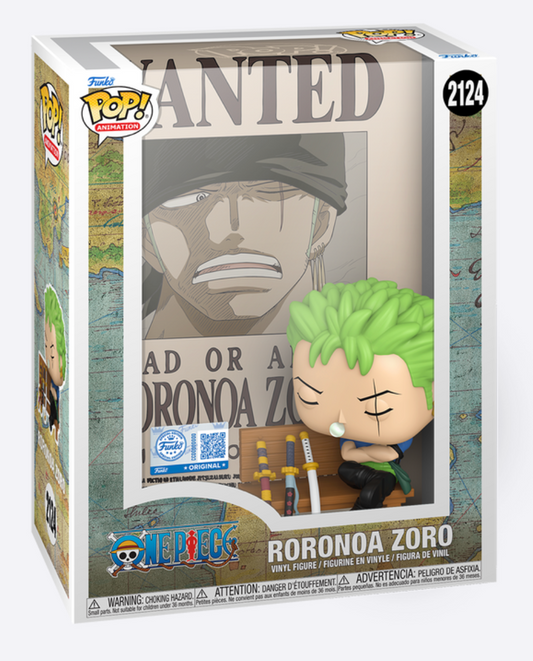 Funko Pop! Animation - Roronoa Zoro (Wanted)(Poster)(Funko Shop Exclusive)