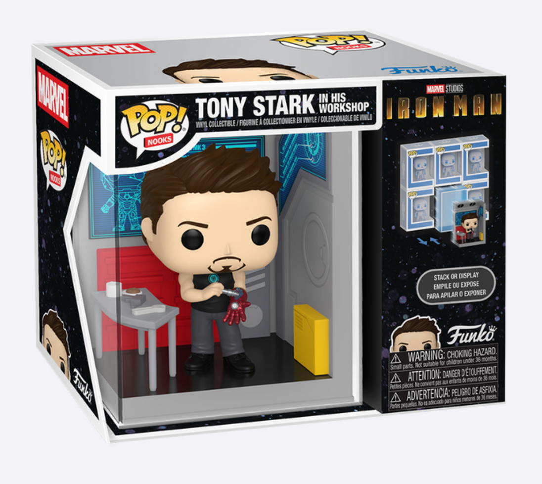 Funko Pop! Nooks - Tony Stark in His Workshop