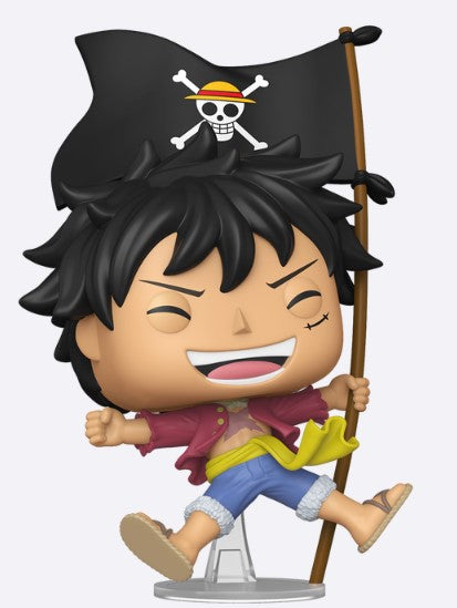 Funko Pop! Animation - Monkey D. Luffy with Flag (Entertaiment Earth Exclusive)