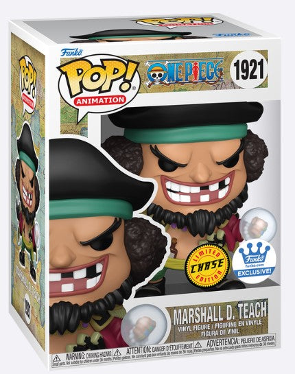 Funko Pop! Animation - Marshall D. Teach (Funko Shop Exclusive)(Limited Chase Edition) + Protector Stack