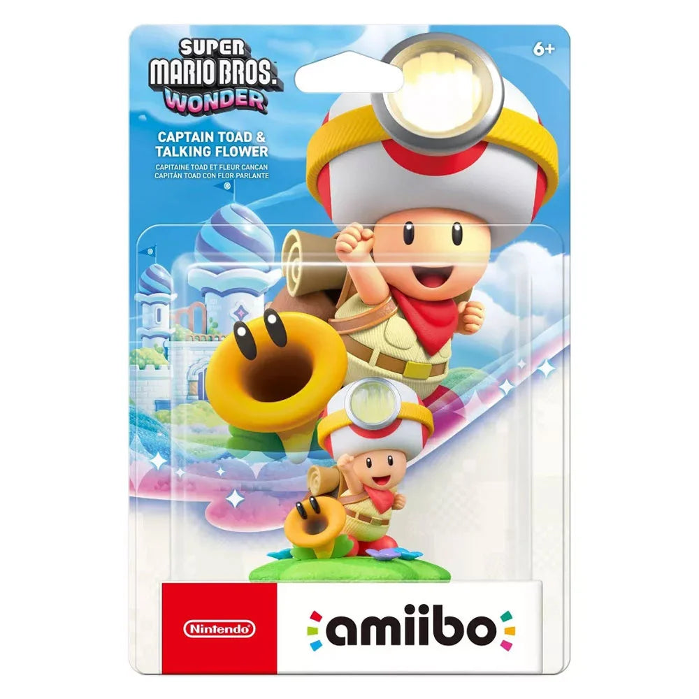 Nintendo amiibo - Super Mario Bros. Wonder Series - Captain Toad & Talking Flower