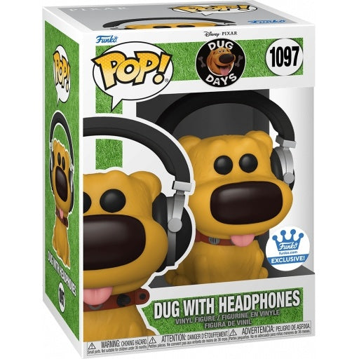 Funko Pop! Movies - Dug with Headphones (Funko Shop Exclusive)