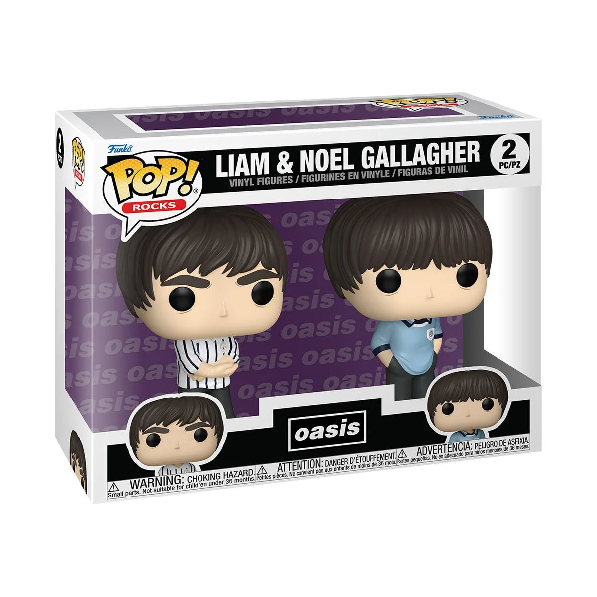 Funko Pop! Rocks - Liam & Noel Gallagher (2-Pack)