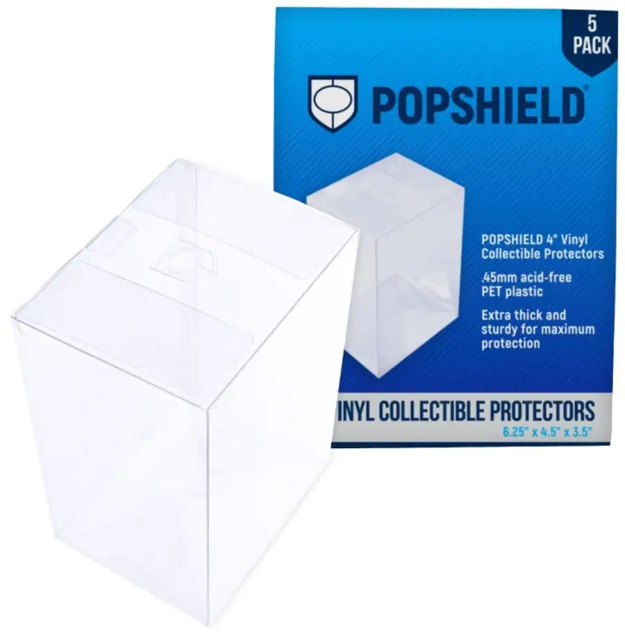 PopShield 4" Collectible Protectors - 5 Pack - Clear