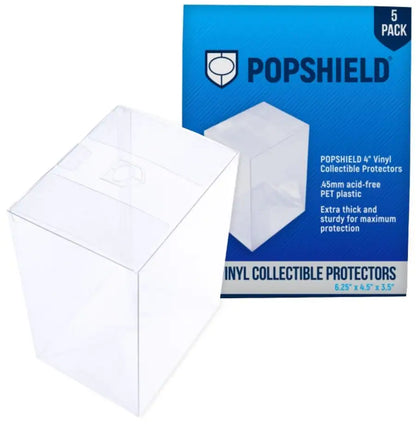 PopShield 4" Collectible Protectors - 5 Pack - Clear