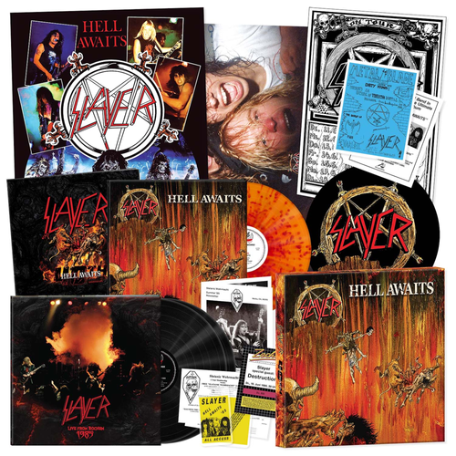 Slayer – Hell Awaits [Colored Vinyl, Red, Orange, With Book, Anniversary Edition]