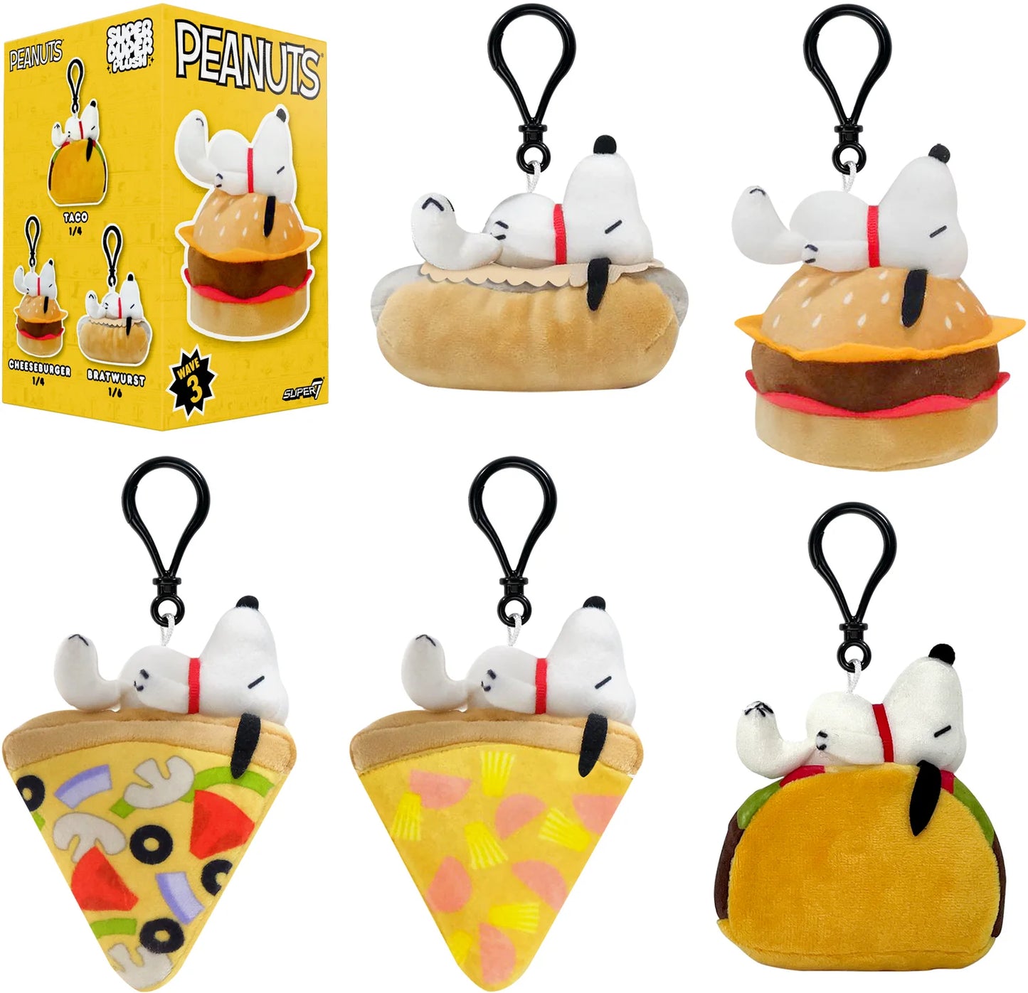 Super7 - Peanuts - Super Duper Plush Blind Box Wave 3 - Food Specialty