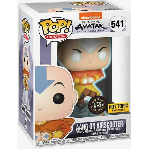 Funko Pop! Animation - Aang on Airscooter (Limited Glow Chase)(Hot Topic Exclusive)