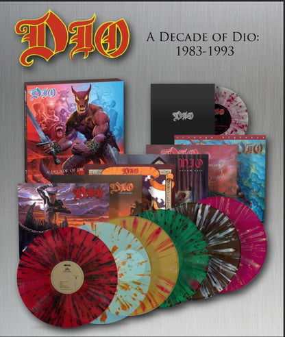 Dio – A Decade Of Dio: 1983-1993 [6 Colored LP, Boxed Set, Remastered, Splatter]