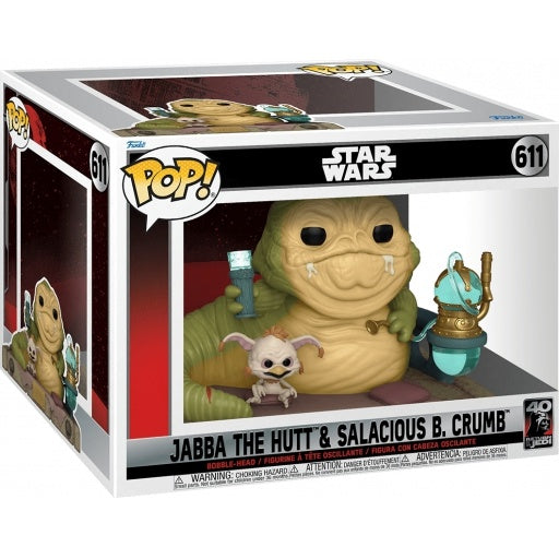 Funko Pop! Star Wars - Jabba the Hutt & Salacious B. Crumb