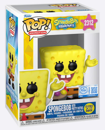 Funko Pop! Animation - SpongeBob with Pretty Patties (Glow)(BAM! Exclusive)