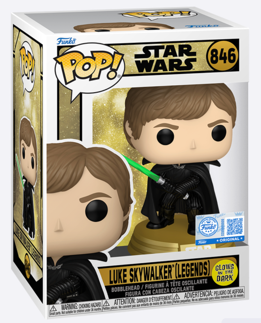 Funko Pop! Star Wars - Luke Skywalker (Legends)(Glow)[Funko Speciality Series]