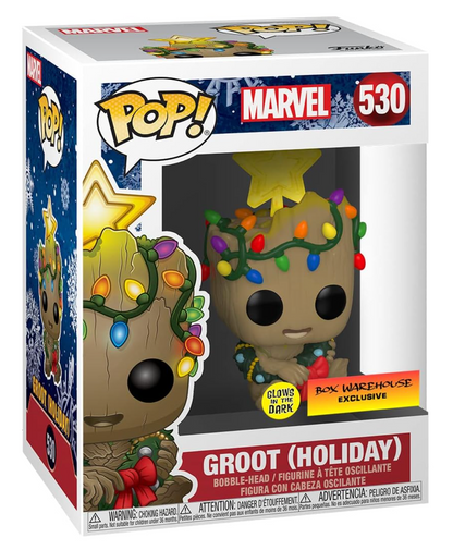 Funko Pop! Marvel - Groot (Glows in the Dark)(Box Warehouse Exclusive)