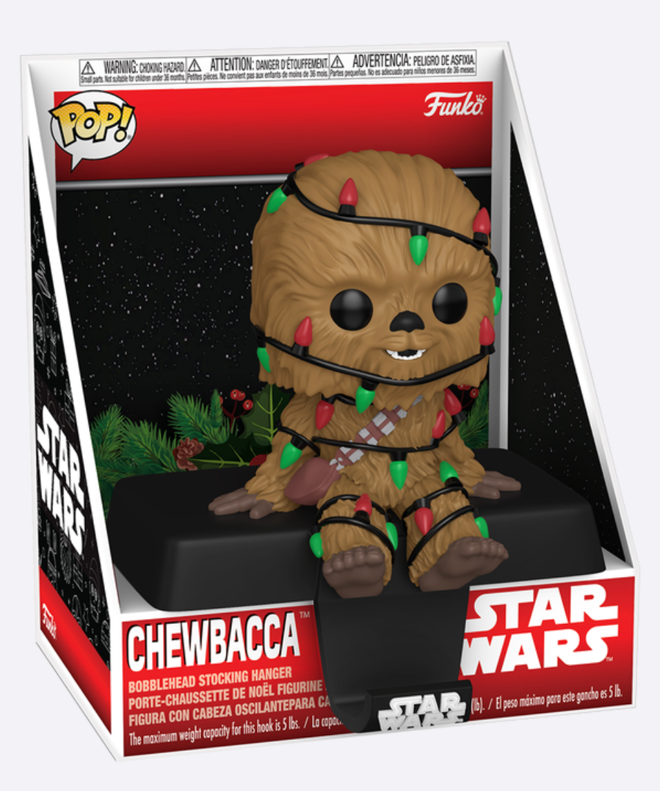 Funko Pop! Stocking Hanger - Chewbacca wirh Christmas Lights