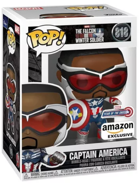 Funko Pop! Marvel - Captain America (Amazon Exclusive)