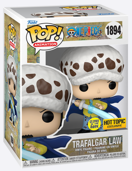 Funko Pop! Animation - Trafalgar Law (Glows in the Dark)[Hot Topic Exclusive]
