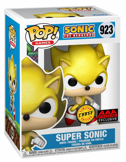 Funko Pop! Games - Super Sonic (AAA Anime Exclusive)[Limited Chase Edition]