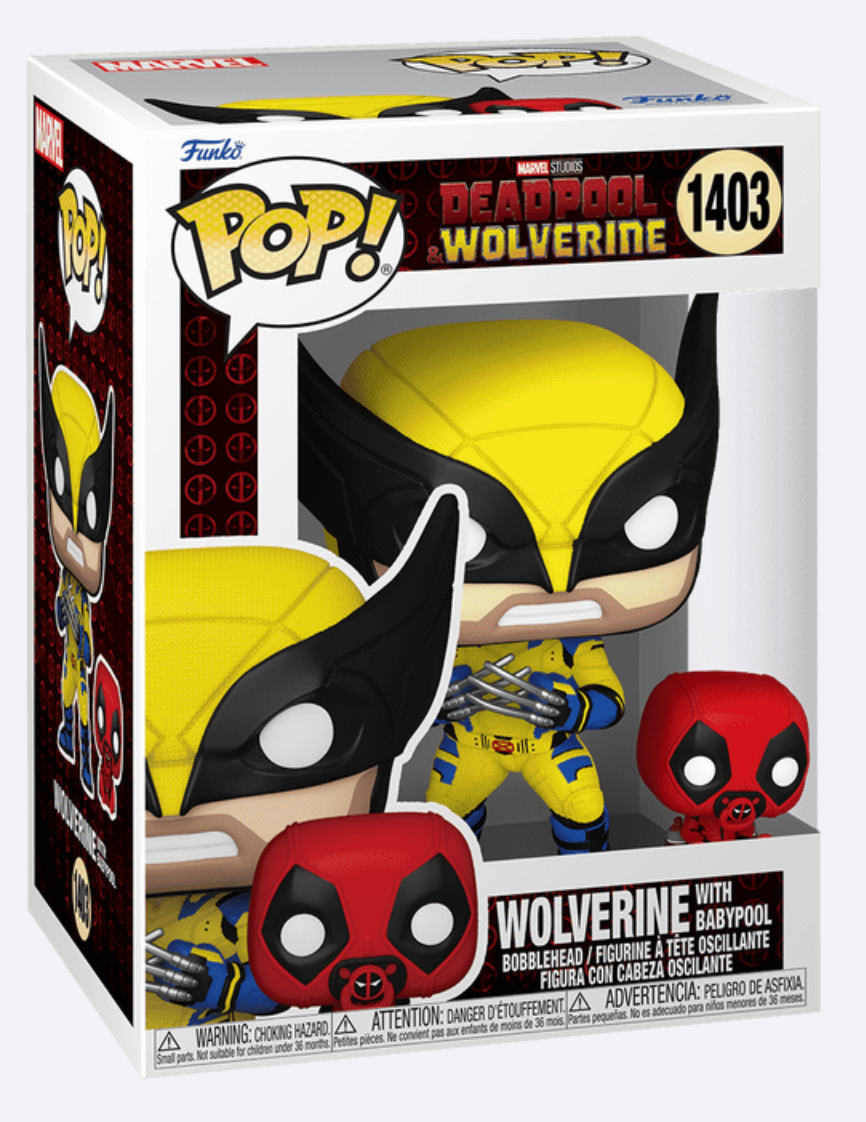 Funko Pop! Marvel - Wolverine with Babypool