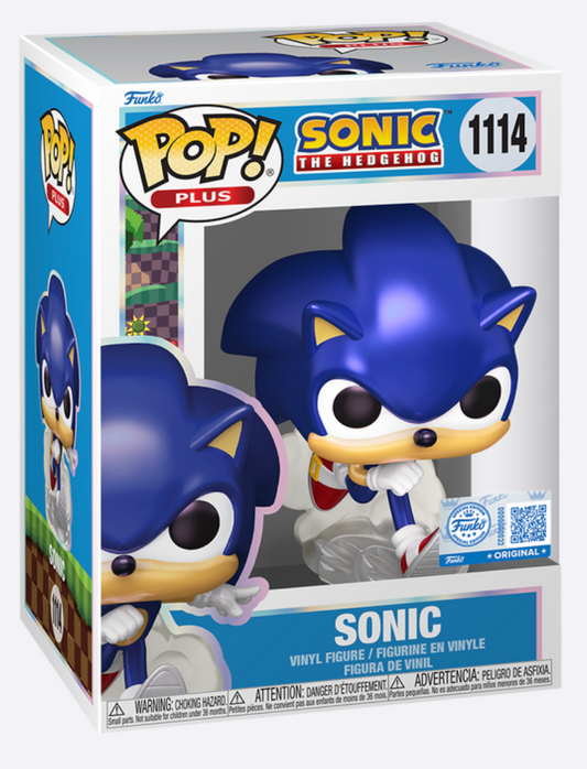 Funko Pop! Games - Sonic (Metallic)(Plus)(Funko Speciality Series)
