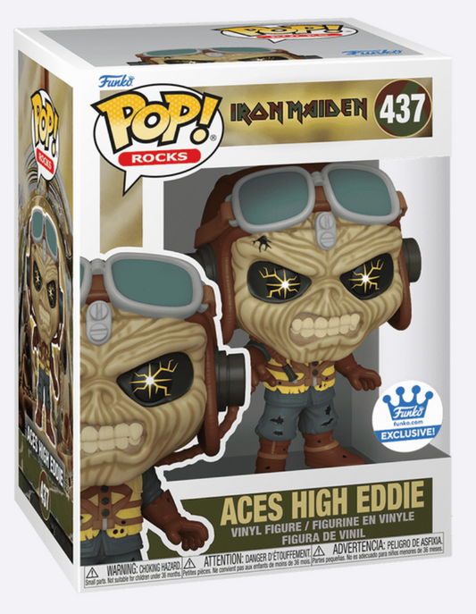 Funko Pop! Rocks - Aces High Eddie (Funko Shop Exclusive)