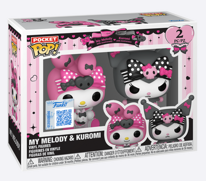 Funko Pocket Pop! - My Melody & Kuromi 2-Pack (Anniversary)[Funko Speciality Series]