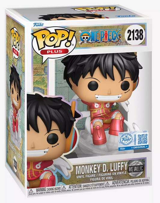 Funko Pop! Animation - Monkey D. Luffy (Metallic)[Hot Topic Exclusive]