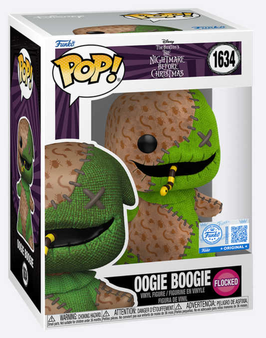 Funko Pop! Disney - Oogie Boogie (Flocked)(Hot Topic Exclusive)