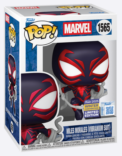 Funko Pop! Marvel - Miles Morales [Vibranium Suit](2025 Winter Convention LE)