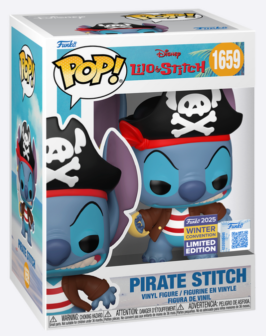 Funko Pop! Disney - Pirate Stitch (2025 Winter Convention LE)