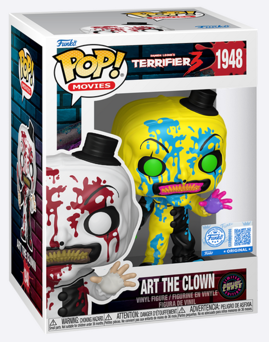Funko Pop! Movies - Art the Clown (Limited Blacklight Chase Edition)(Entertaiment Earth Exclusive)