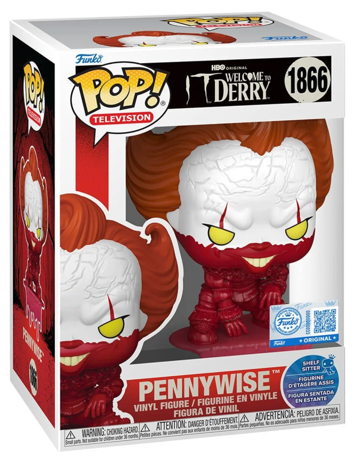 Funko Pop! Television - Pennywise (Shelf Sitter)(Entertaiment Earth Exclusive)