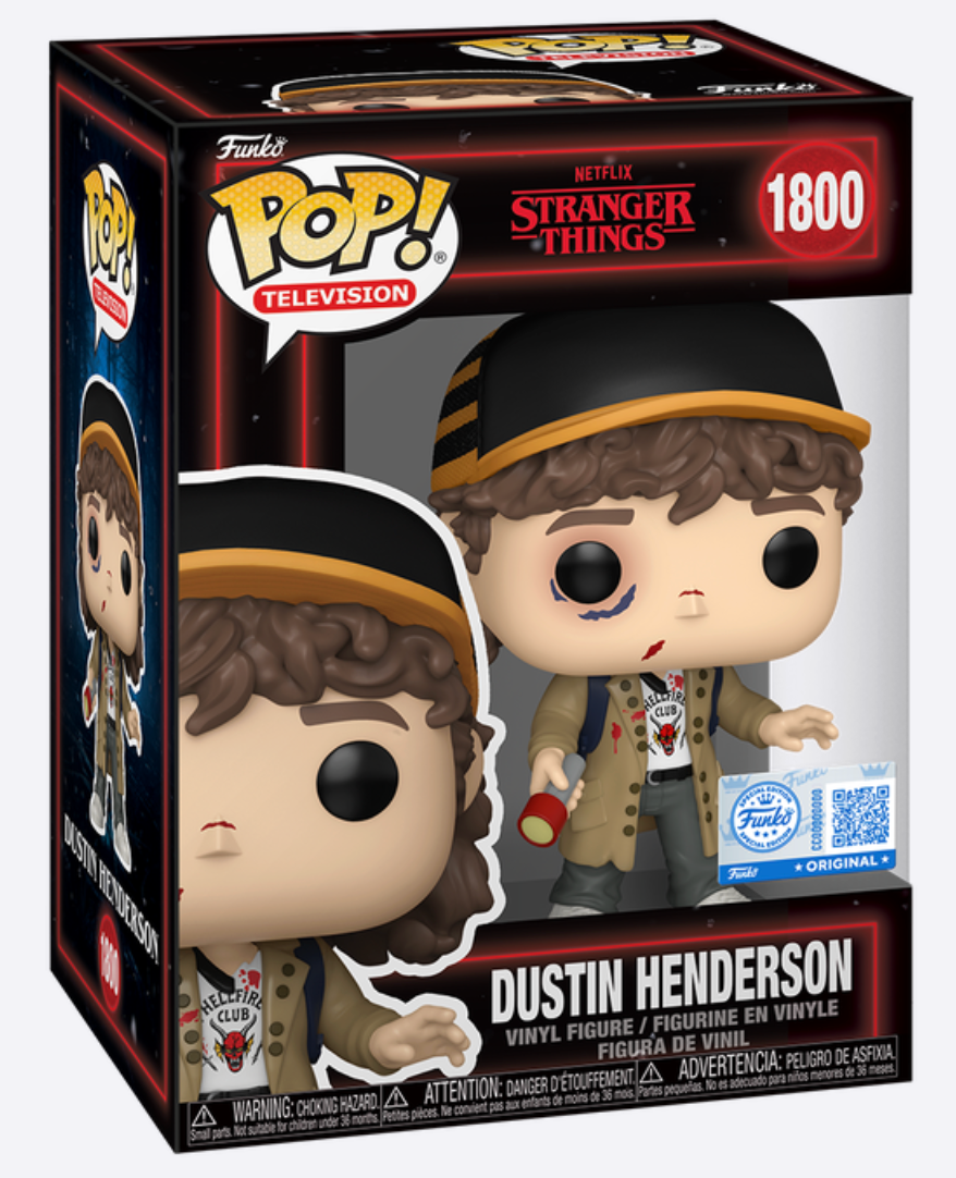 Funko Pop! Television - Dustin Henderson (Battle Damaged)(Hot Topic Exclusive)