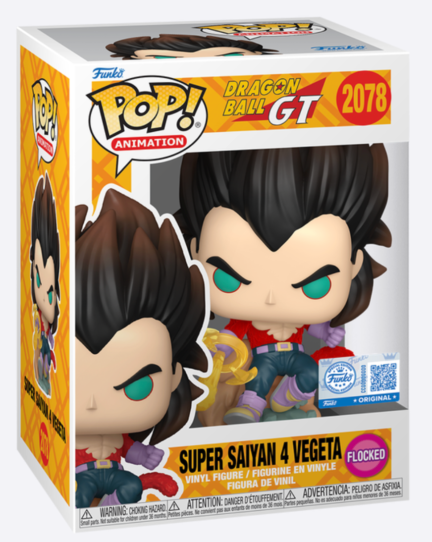 Funko Pop! Animation - SS4 Vegeta (Flocked)[Chalice Collectibles Exclusive]