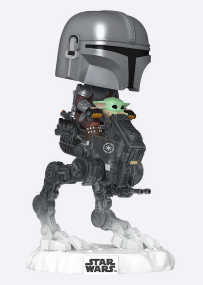 Funko Pop! Star Wars - The Mandalorian with Grogu in Imperial Remnant AT-RT