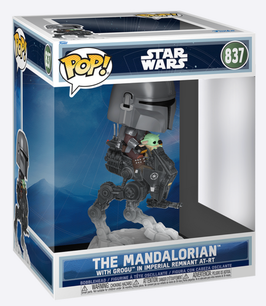 Funko Pop! Star Wars - The Mandalorian with Grogu in Imperial Remnant AT-RT