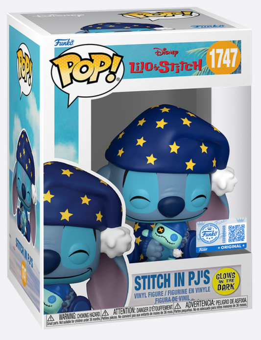 Funko Pop! Disney - Stitch in PJ's (GITD)(Funko Speciality Series)