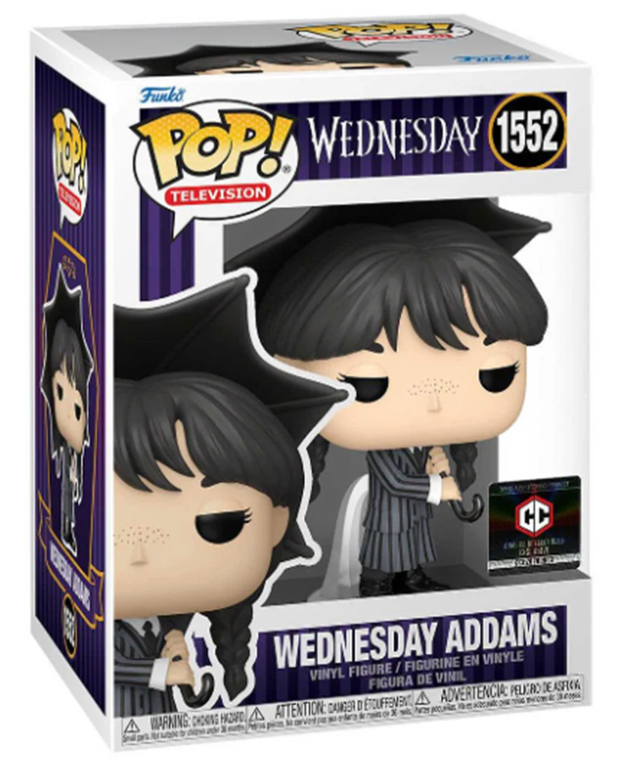 Funko Pop! Television - Wednesday with Umbrella (Chalice Collectibles Exclusive)