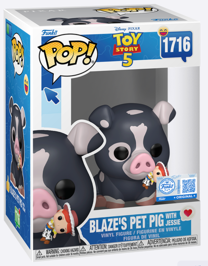 Funko Pop! Disney - Blaze's Pet Pig with Jessie (Funko Shop Exclusive)