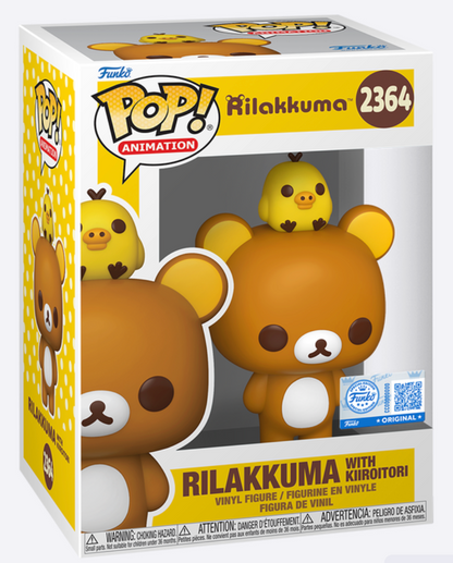 Funko Pop! Animation - Rilakkuma with Kiiroitori (Funko Shop Exclusive)