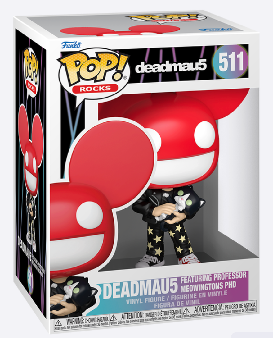 Funko Pop! Rocks - deadmau5 featuring Professor Meowingtons PhD