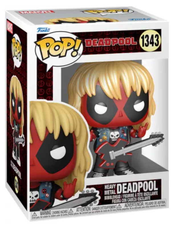 Funko Pop! Marvel - Heavy Metal Deadpool (Metallic)