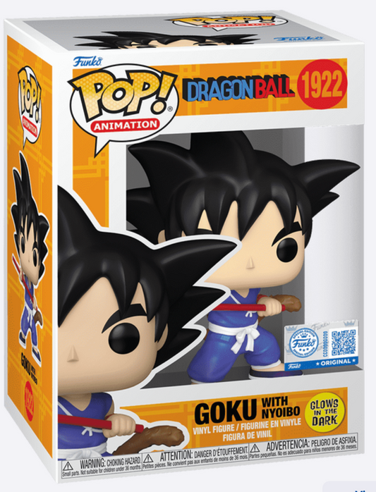Funko Pop! Animation - Goku with Nyoibo (GITD)(Funko Speciality Series)