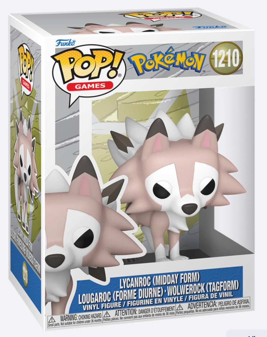 Funko Pop! Pokemon - Lycanroc (Midday Form)