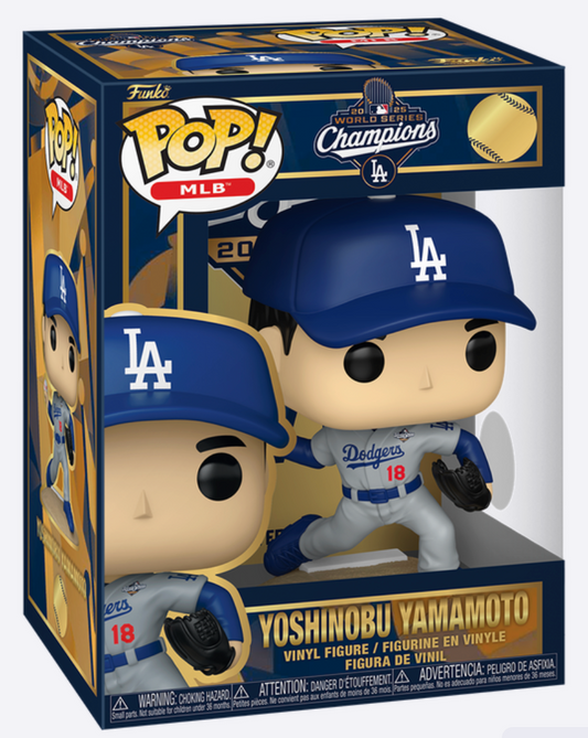 Funko Pop! MLB - Yoshinobu Yamamoto (2025 World Series Champions MVP)