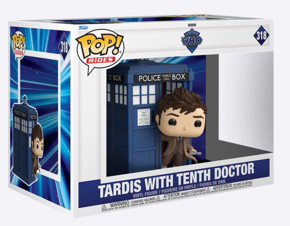Funko Pop! Rides - Tardis with Tenth Doctor