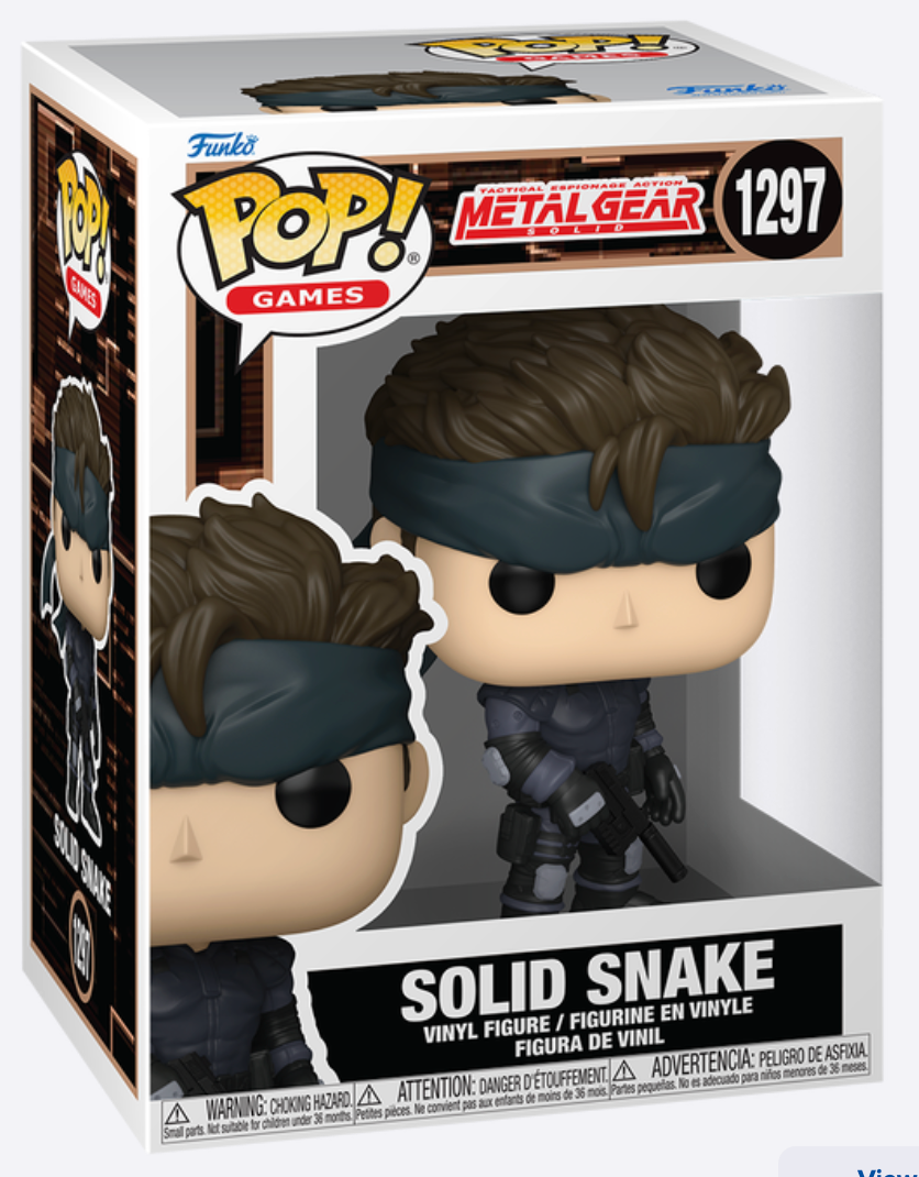 Funko Pop! Games - Solid Snake