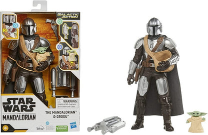 Figura Star Wars Galactic Action - Mandalorian & Grogu